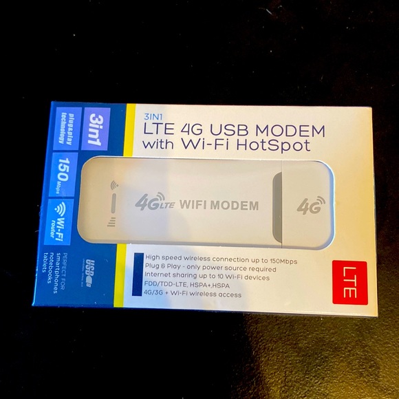 LTE Other - 3 in 1 ( 4G) modem with WI-FI Hot Spot